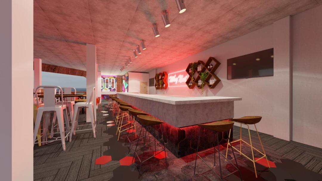 Why Not Rooftop Party Hostel Playa del Carmen Esterno foto
