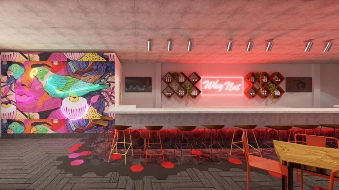 Why Not Rooftop Party Hostel Playa del Carmen Esterno foto