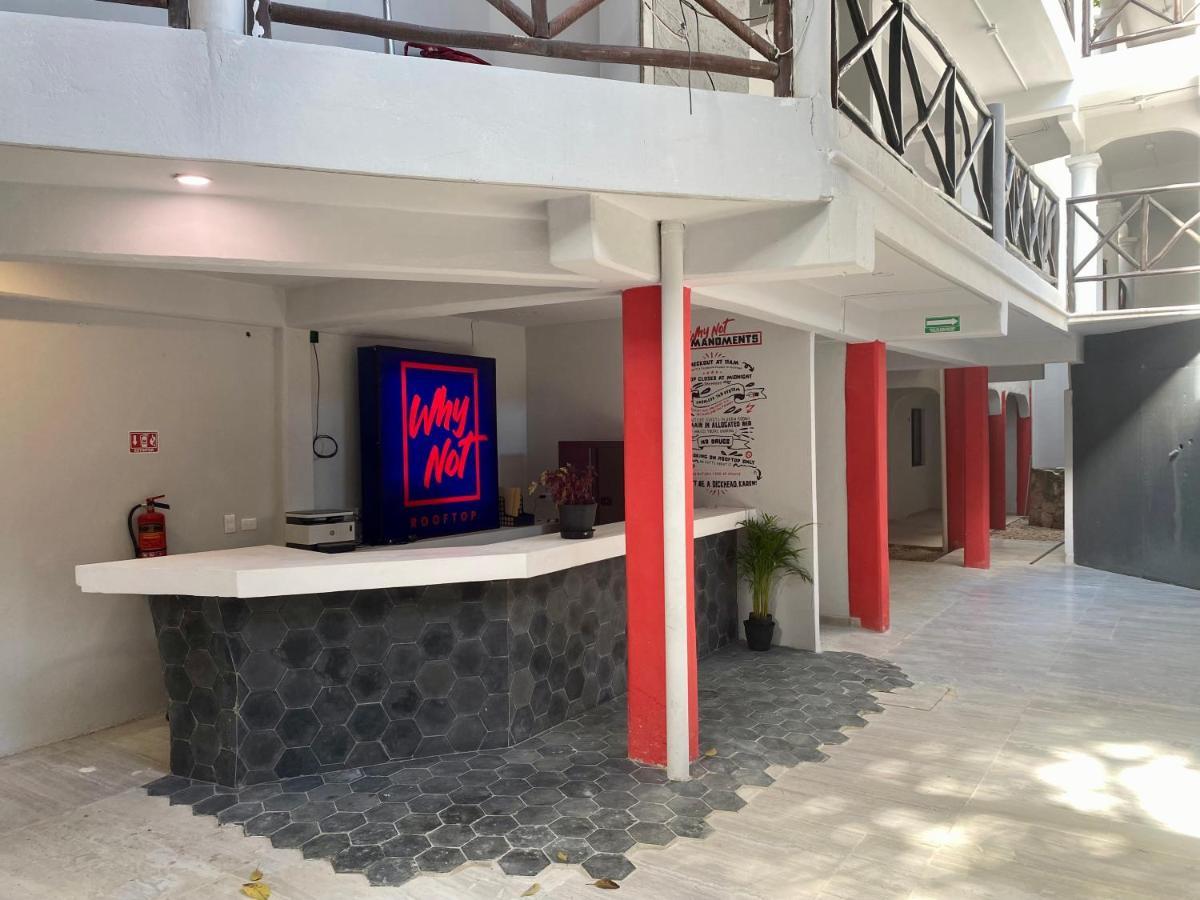 Why Not Rooftop Party Hostel Playa del Carmen Esterno foto